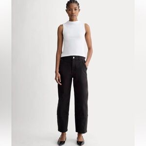 Everlane The Utility Barrel Pant Women's Size 4 Tall in Black